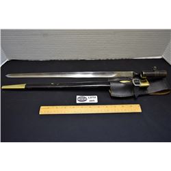Triangular Bayonet, Frog and Scabbard 