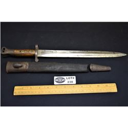 British P-1888 Bayonet (7-96) Unit Marked 66/207 with Matching Scabbard