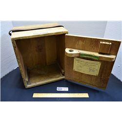 Vintage Brunson Wood Transit Case