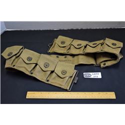Rare US WWI 30-6 Springfield Ammo Belt by L.C.C. 