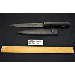Belgian1950s  FAL Tube Style Bayonet and Sheath in Excellent Condition