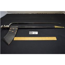 US Stamped Reproduction Civil War Era Bayonet and Scabbard