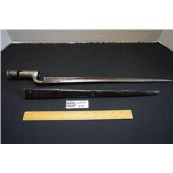 Brown Bess Style Socket Bayonet and Scabbard