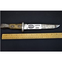 WWII Ross Bayonet converted to Knife with Cdn Military stamp and Unit Stamp on Handle