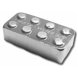 Lego Style Stacking Brick .9999 Fine Silver 1oz ASW