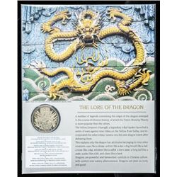 The Lore of the Dragon - 24kt Gold Plated Medallion with Display Card