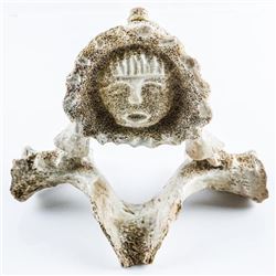Estate Inuit Bone Carving