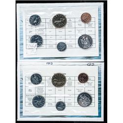 Lot (2) RCM 1992-1993 UNC Coin Sets