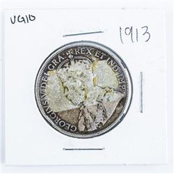 1913 CANADA Silver 50 cents