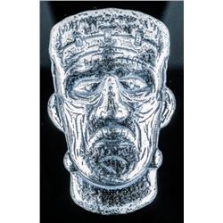 Frankenstein Skull Collector Bullion .999 Fine Silver 1 1/2 Troy Ounce