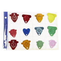 Lot (12) Vintage Milk Tokens