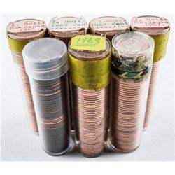 Lot (7) Rolls Canada and US 1 Cent