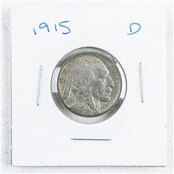 1915D USA Five Cents: Indian/Buffalo
