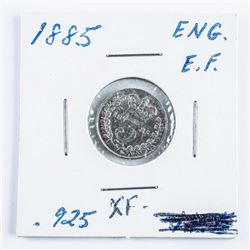 1885 ENG 3 Pence 925 Silver
