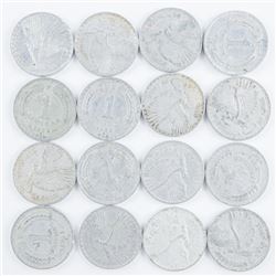 Estate Group Coins of Chile - (16) Aluminum