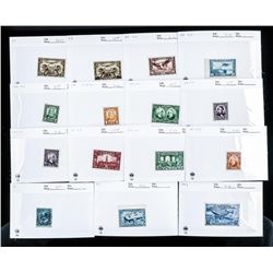 Group of (13) Mint Stamps Vintage Years