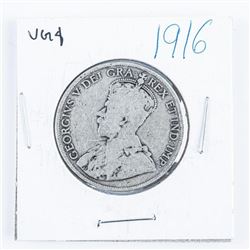 1916 CANADA Silver 50 cents