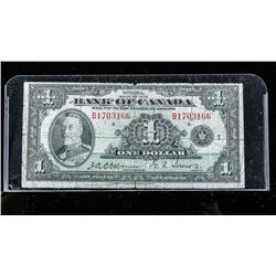 Bank of Canada 1935 1.00 Osbourne-Towers