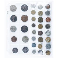 Lot (34) Estate World Coins.