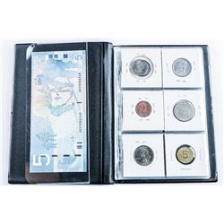 Starter Coin Collection Stock Book (18) Coins with Silver Plus 1986 UNC 5.00
