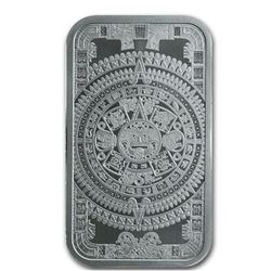 Collector Bullion .9999 Fine Silver 1 Troy Ounce Aztec Calendar