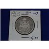 Image 1 : Canada Fifty Cent Coin (1) -,1965, Silver, Unc.