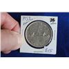 Image 1 : Canada One Dollar Coin (1) - 1953; 0.800 Silver; XF40
