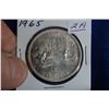 Image 1 : Canada One Dollar Coin (1) - 1965, Silver