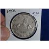 Image 1 : Canada One Dollar Coin (1) - 1952, Silver