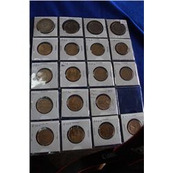 Canada One Dollar Coins (19 in Total): 15 Loonies:  1987, '88,'89,'90,'91,'92,'93,'94,'95,'96,'97,20