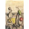 Image 1 : Yves Tanguy French Abstract Oil on Canvas