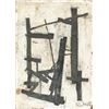 Image 1 : Franz Kline American Abstract Oil on Board