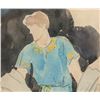 Image 3 : Achille Funi Italian Modernist Watercolor on Paper