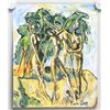Image 2 : Yun Gee American-Chinese Oil and Tempera on Paper