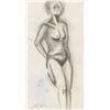 Image 1 : Johannes Itten Swiss Modernist Charcoal on Paper