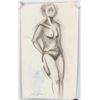 Image 2 : Johannes Itten Swiss Modernist Charcoal on Paper