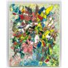 Image 2 : American Abstract Oil on Canvas 54 Signed Pollock