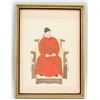 Image 2 : Chinese Watercolor on Paper Tang Taizong