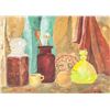 Image 1 : Paul Aizpiri French Modernist Gouache on Board