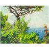 Image 3 : Artist Signed KPM Russian Oil on Paper Landscape