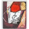 Image 2 : Vladimir Velickovic Serbian Modernis Oil on Canvas