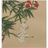Image 4 : Chinese Watercolor Flower & Birds Signed Inscribed