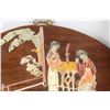 Image 2 : Three Assorted Chinese Stone Inlaid Wood Panels