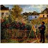 Image 1 : Claude Monet - Monet Painting in His Garden in Argenteuil