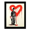 Image 1 : Mr. Brainwash, "Chaplin (Red)" Framed Limited Edition Silk Screen. Hand Signed a