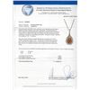 Image 3 : 2.36 ctw Opal and Diamond Pendant With Chain - 14KT Yellow Gold