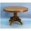 Image 1 : Solid Oak Henry II Style Pedestal Table #1281438