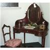 Image 1 : Beautiful Mahogany dressing table #1281877