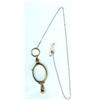 Image 1 : Lorgnette, Chain and Pin.English Folding #1282109