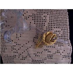 DESIGNER FLOWER PIN BOLD AND RHINESTONES #1282345